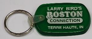 Larry Bird Boston Connection, Terre Haute, Indiana key chain