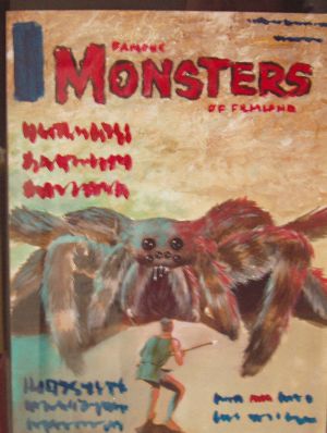 Preliminary sketch to the Incredible Shrinking Man from Famous Monsters of Filmland