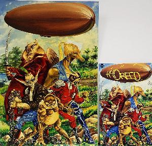 Original Painting to the Comic Book Cover, The Hy-Breed, Vol. 1 No. 4 by Steve Simpson.