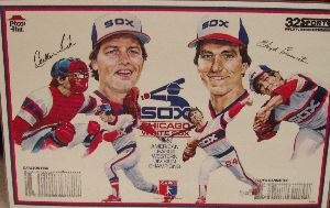 Complete set of the Chicago White Sox Pizza Hut 1984 placemats sponsored by WFLD TV Channel 32.
