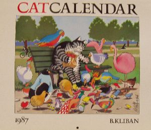 B. Kliban Cat Calendar 1987