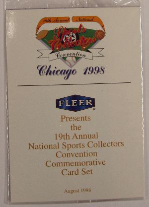 19th Annual National Sports Collectors Convention Commemorative Fleer Card Set