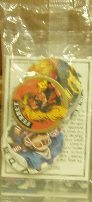 Unopened pack of pogs from the 14th National Sports Collectors Convention, July 22-25, 1993