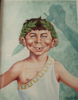 MAD Mag. Original Painting - Julius Caesar Neuman