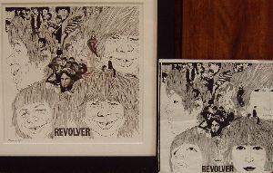 Record Cover to REVOLVER ft Alfred E. Neuman