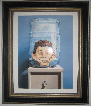 Alfred Inside the Water Cooler.
