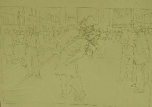 Preliminary black and white sketch from MAD #387, November 1999