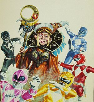 Alfred E. Neuman against the Power Rangers.