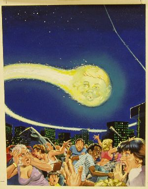 Original cover painting to the Brazilian MAD # 19 April 1986
