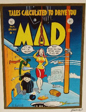 Parody of MAD #4, April/May 1953 with Alfred E. Neuman.
