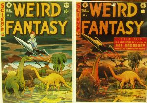 Parody of EC Comic Book, Weird Fantasy, No. 17, by Rogerio W.S.