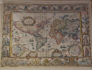 Outstanding Reproduction of the map of America 1622