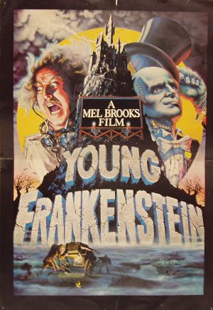 Young Frankenstein Movie Poster Advertisement for theatres near you.