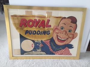 Impressive Howdy Doody Royal Pudding Store Display.