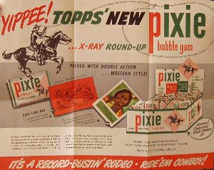 Pixie X-Ray Round-Up Advertising Piece. Circa 1950.