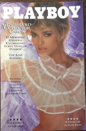 1996 Playboy Centerfold Collector Card Mini Poster June Edition