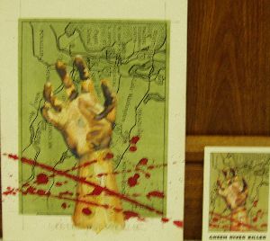 Original artwork to the Green River Killer from True Crime Series Two: Serial Killers and Mass Murderers.