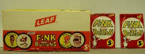 Box with 24 unopened packs of Fink buttons