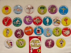 Complete set of Fink Buttons from 1965