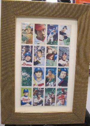 Japanese Uncut Baseball Sheet from the 70's