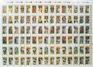 1983 Kellogg's 3-D Baseball Sheet
