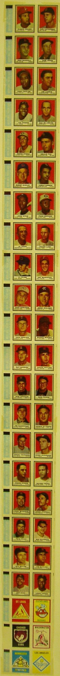1962 Topps Stamps