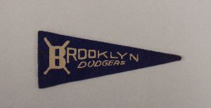 Small Brooklyn Dodgers Felt Pennant