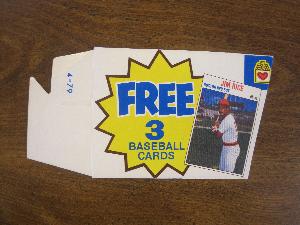 Hostess Cup Cake Box Top with Jim Rice