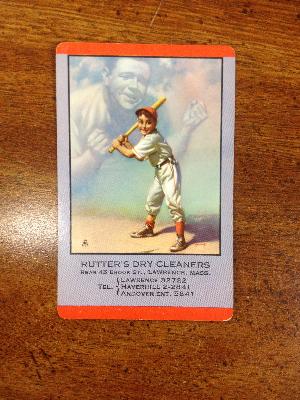 1953 Babe Ruth Brown & Bigelow Jack of Diamonds playing card