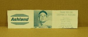 1967 Harmon Killebrew Ashland Oil Grand Slam Baseball folder