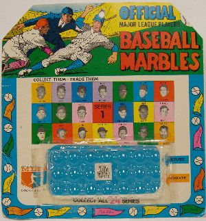 The Official Major League Players Baseball Marbles. Circa 1969.