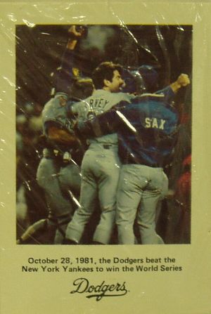 1982 Police/Fire Safety Dodgers Set
