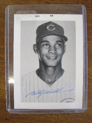 Billy Williams odd ball baseball card