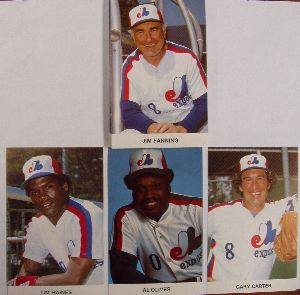 Montreal Expos Team Set of Postcards