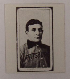 Copy of Honus Wagner card from the Second Annual Philadelphia Baseball Card and Sports Memorabilia Show.