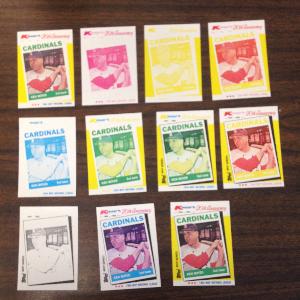Ken Boyer 1982 K Mart 20th Anniversary Set Progressive Proof 11 card subset