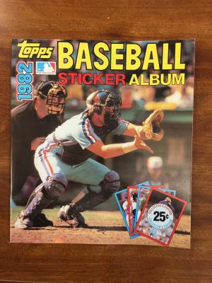 1982 Topps Baseball Sticker Album