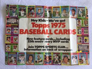 1975 Topps Window Display Poster