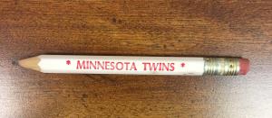 Minnesota Twins Scorecard Pencil