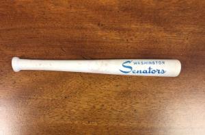 Washington Senators Miniature Louisville Slugger Baseball Bat