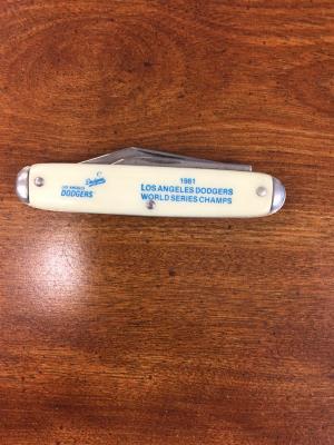 1981 Los Angeles Dodgers World Series Pen Knife