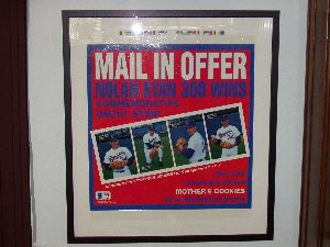 Mother's Cookies Ad Piece with Nolan Ryan