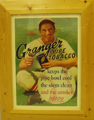 Granger Pipe Tobacco Advertising Piece with Joe 