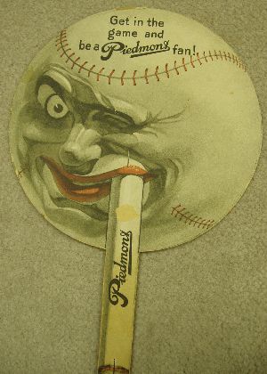 Piedmont Cigarette Advertising Fan with stick