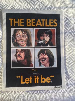 The Beatles Let It Be with John Alfred E Neuman Lennon